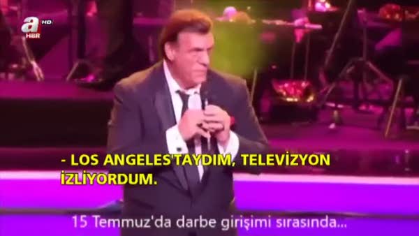 Robert Davi Altın Portakal’da şarkısını Erdoğan ve Türk halkı için söyledi
