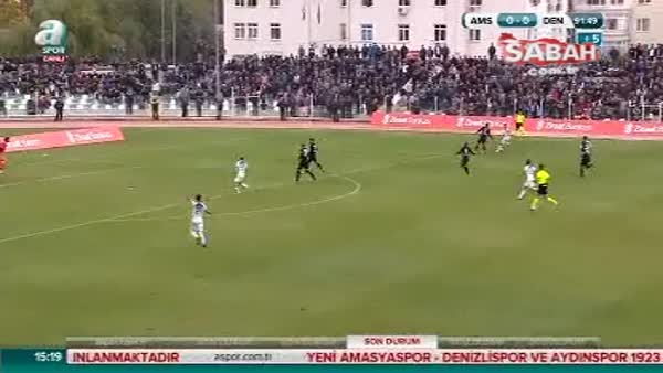 Yeni Amasyaspor: 1 - Denizlispor: 0