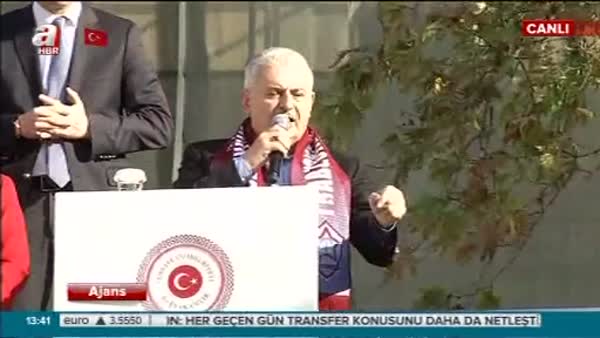 Başbakan Yıldırım Trabzon'da konuştu