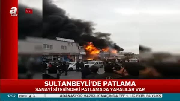 İstanbul Sultanbeyli'de patlama!