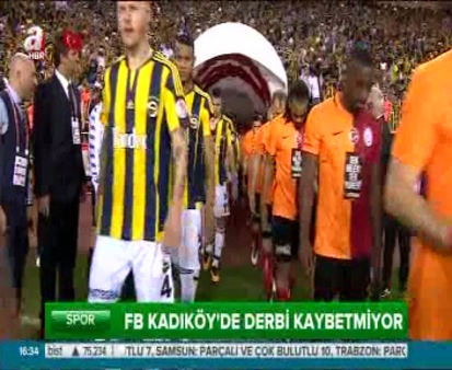 Fenerbahçe Kadıköy'de derbi kaybetmiyor!