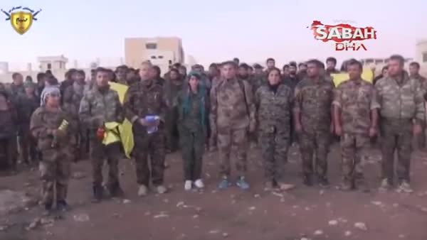 Münbiç'ten YPG'nin çekilme görüntüleri