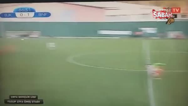 Beşiktaş maçında 55 metreden gol atıldı