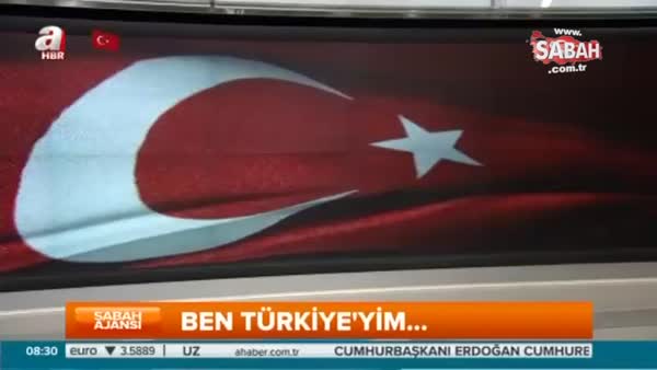 Tüm şehitlerimizin anısına 'Ben Türkiye’yim'