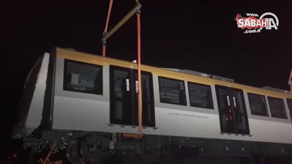 Yeni metro vagonları raylara indirildi