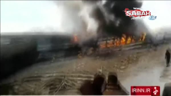 İran’da iki yolcu treni kafaya çarpıştı