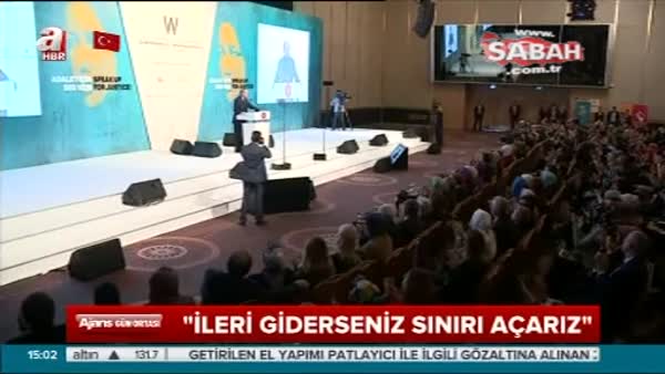 Erdoğan Kadem Kadem kongresinde konuştu