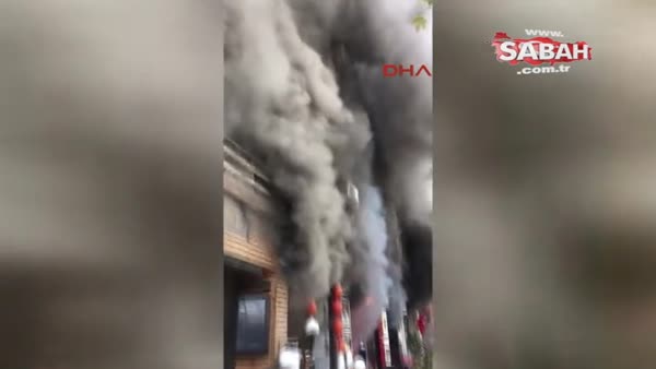 Bağdat Caddesi'nde türkü bar alev alev yandı