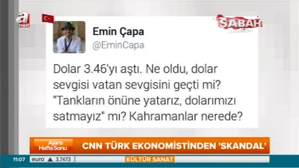 CNN Türk ekonomistinden 'skandal'