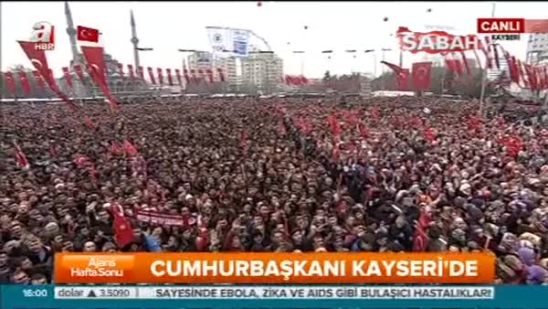 Erdoğan: 14 yıl önce burada ilk mitingimizi yapıp yola çıktık