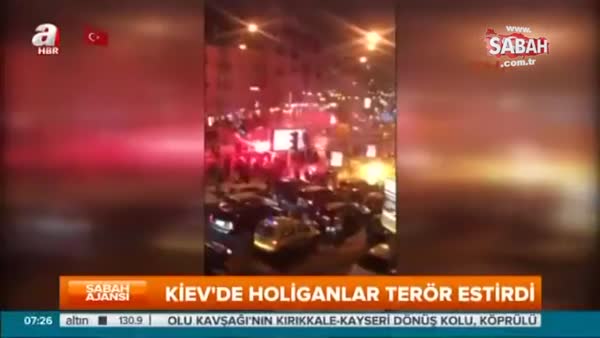 Kiev'de Beşiktaşlı taraftarlara saldırı