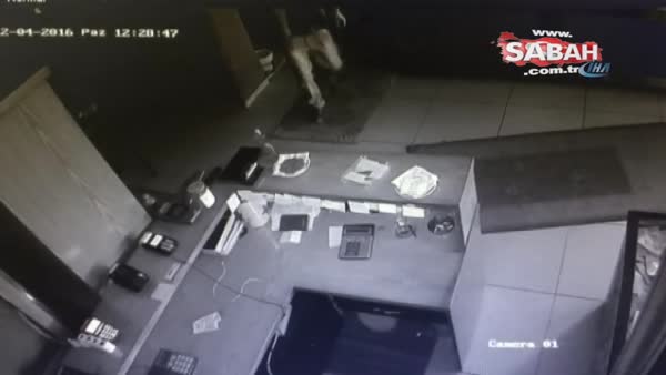Lokantaya giren hırsızın rahat tavırları kamerada
