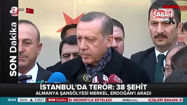 Cumhurbaşkanı Erdoğan'dan İstanbul patlamasına ilişkin açıklama