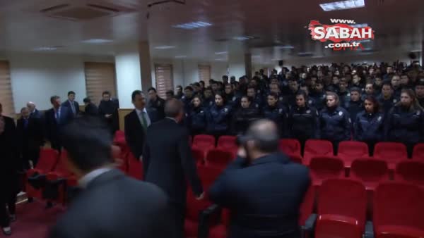 Cumhurbaşkanı Erdoğan Çevik Kuvvet Şube Müdürlüğü'nde konuştu