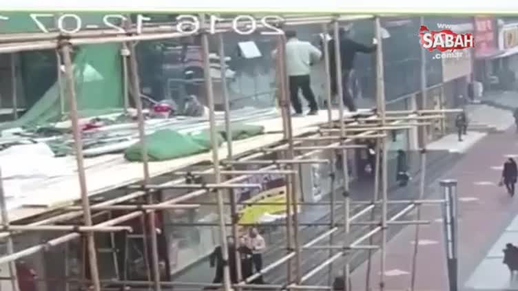 Uzerinde Iscilerin Oldugu Iskele Boyle Coktu Videosunu Izle Sabah Tv