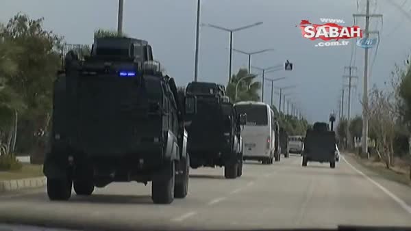 Polis, Ceyhan'da terör operasyonu yaptı, vatandaş alkışlarla destek verdi