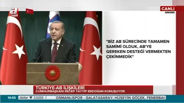 Cumhurbaşkanı Erdoğan 