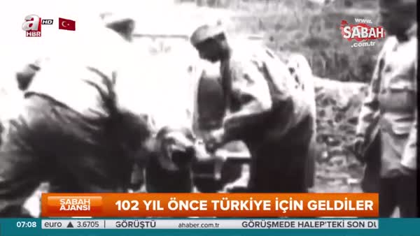 102 yıl önce Türkiye için geldiler Çanakkale'de şehit oldular