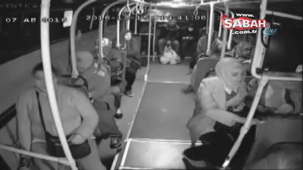 Antalya’da otobüs şoförüne tekmeli tokatlı saldırı kamerada