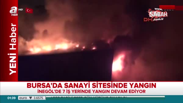 Bursa'da yangın!