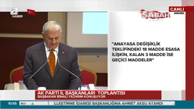 Başbakan Yıldırım: 