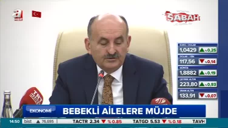 Bakan Müezzinoğlu açıkladı: Büyükanne'lere bebek bakım parası verilecek