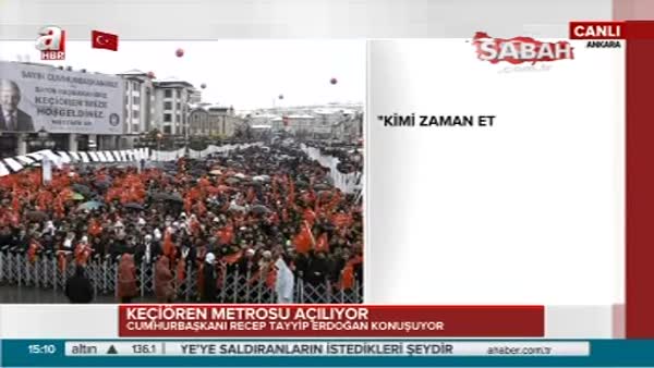 Cumhurbaşkanı Erdoğan idam sloganlarına cevap verdi