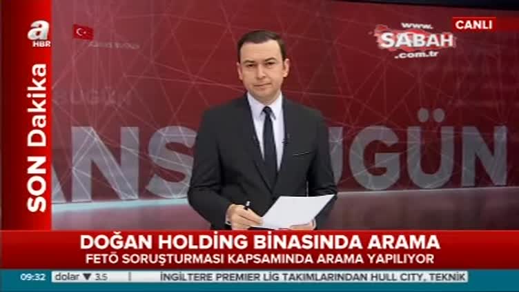 Doğan Holding binasında arama