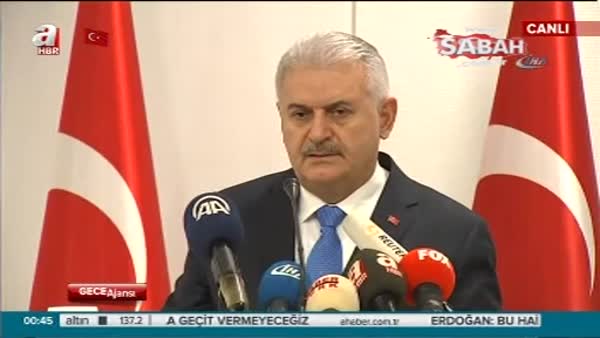 Başbakan Binali Yıldırım İzmir'de konuştu