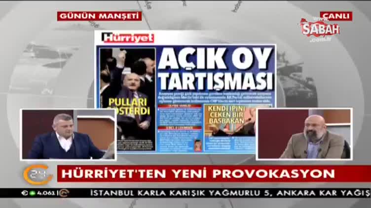 Hürriyet hep pusuda hep provokasyon peşinde!