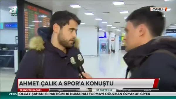 Galatasaray'ın yeni transferi Ahmet Çalık'tan ilk açıklamalar