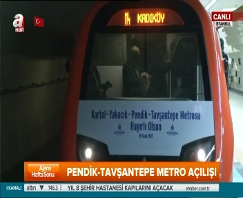 Cumhurbaşkanı Erdoğan'dan metroda ilk sürüş!