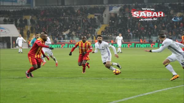 Kayseri-Fenerbahçe maçından kareler
