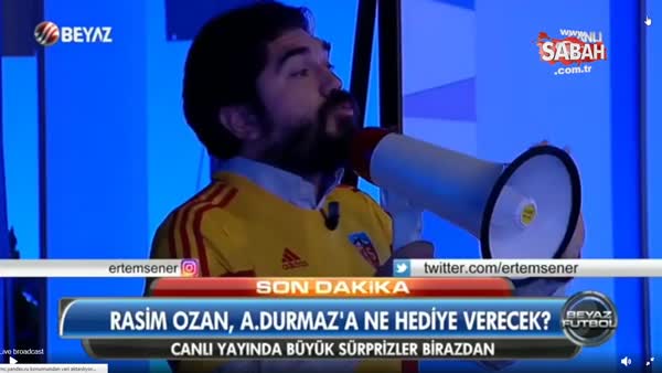 Kayserispor: 4 - Fenerbahçe: 1 maçı sonrası Rasim Ozan Kütahyalı canlı yayına pastırma getirdi!