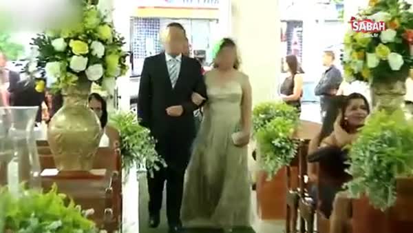 Düğündeki katliam kamerada: Gelinle damadın arkasındaki adama dikkat!