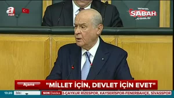 MHP Lideri Bahçeli partisinin grup toplantısında konuştu!