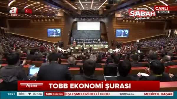 Başbakan Yıldırım TOBB Şurası'nda konuştu.