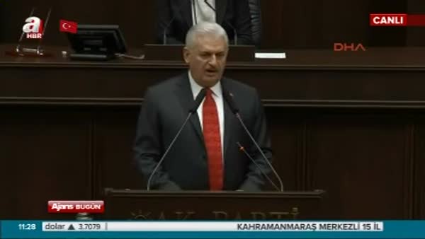 Başbakan Yıldırım AK Parti grup toplantısında konuştu