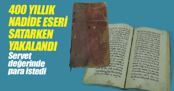 İstanbul'da 400 yıllık vaaz kitabı ele geçirildi