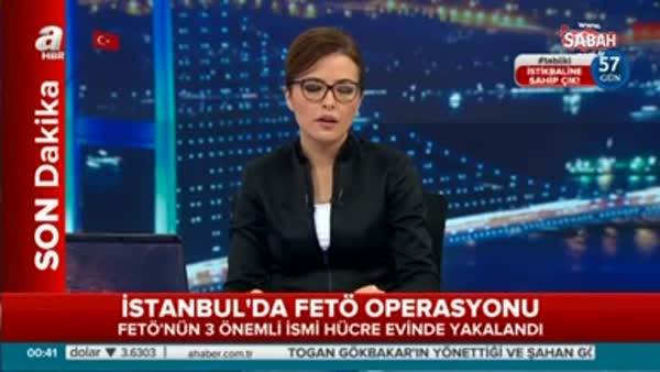 İstanbul'da FETÖ operasyonu!
