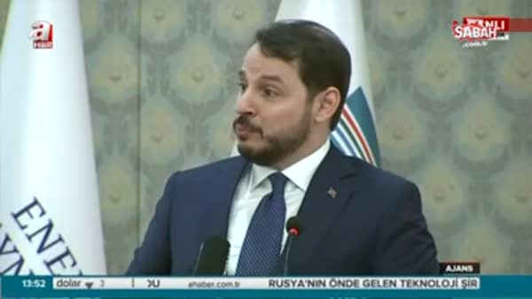 Enerji Bakanı Berat Albayrak'tan önemli açıklamalar
