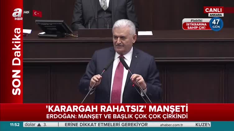 Başbakan Yıldırım AK Parti grup toplantısında önemli açıklamalarda bulundu