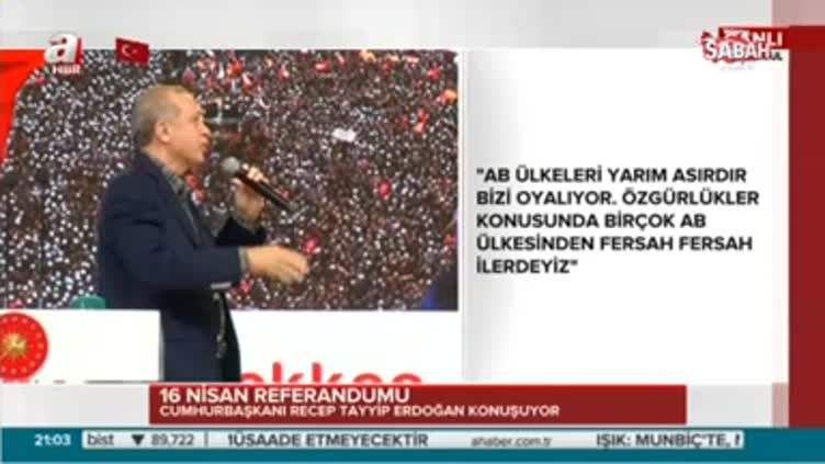 ''Özgürlükler konusunda birçok AB ülkesinden ilerdeyiz''