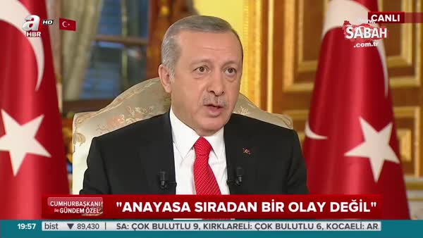 Cumhurbaşkanı Erdoğan- Halk kendi içerisinden cumhurbaşkanı çıkarabilecek