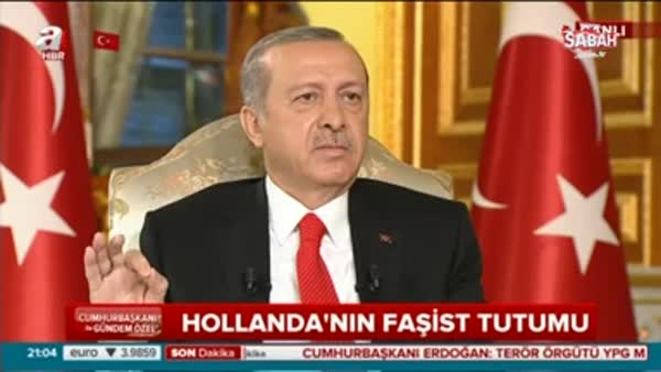 Erdoğan: Merkel sana yazıklar olsun
