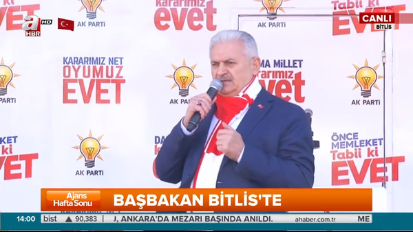 Başbakan Binali Yıldırım'dan Bitlis'e büyük müjde!
