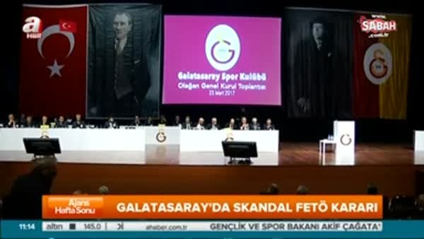 Galatasaray'da skandal FETÖ kararı