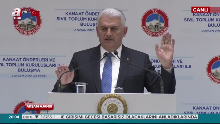 Başbakan Yıldırım: Bu sistemle engelli koşu yok sürekli refah var