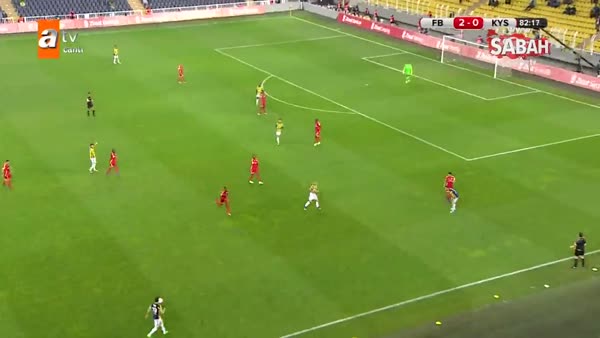Fenerbahçe : 3 - Kayserispor : 0 Dk:83 (Volkan Şen)