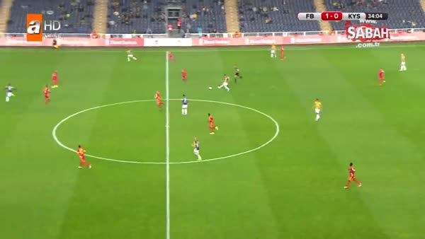 GOL| Josef de Souza (36') Fenerbahçe 2-0 Kayserispor